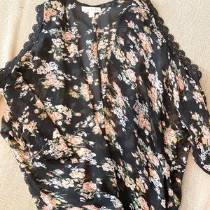 Nine Britton cold shoulder cover up